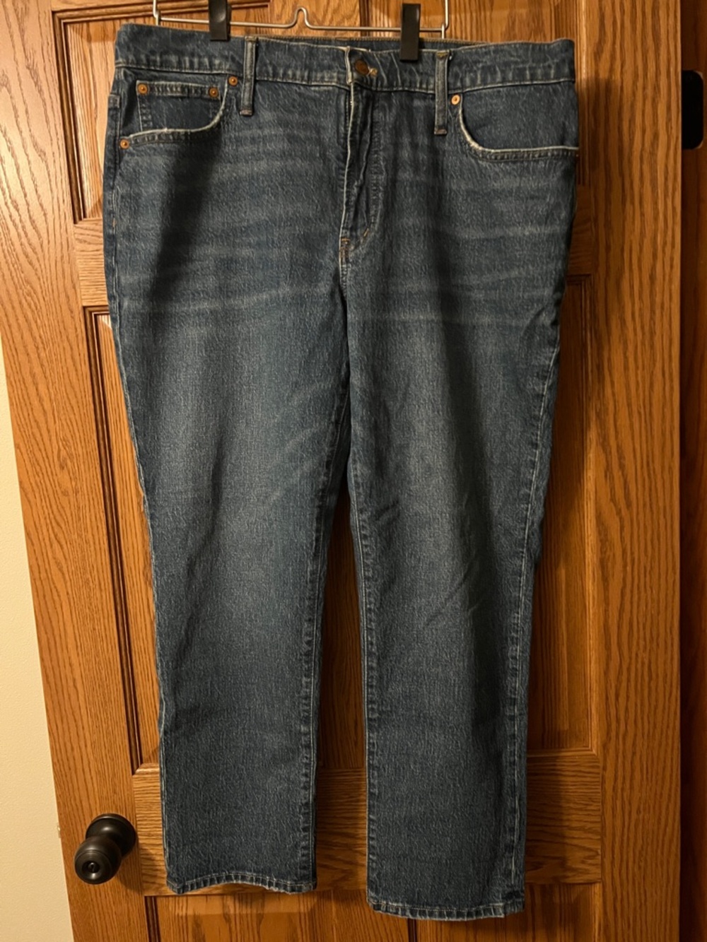 Madewell women’s mid-rise perfect vintage Denim Jeans in Medium Blue size 33